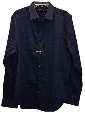 District & Row Button Up Dress Shirt Size XL Slim Men's New Careerwear Office